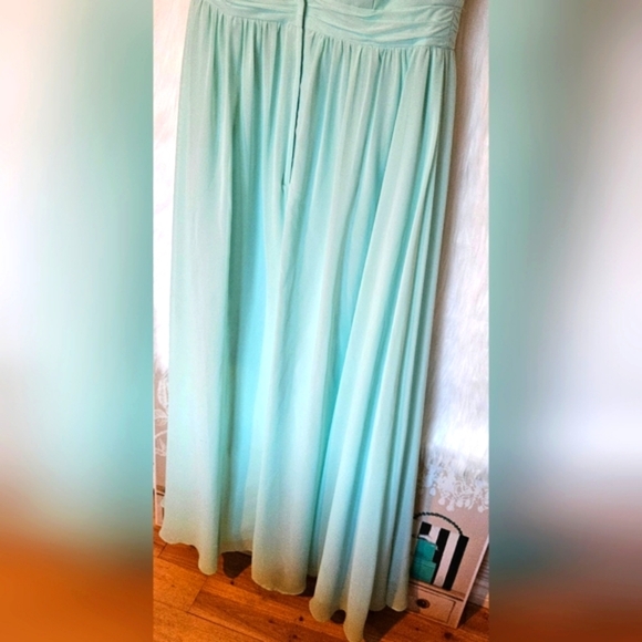 Alfred Angelo Classic One-Shoulder Luxury Maxi Dress - Picture 6 of 9